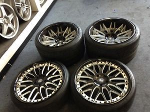 20 inch Lamborghini Murcielago LP640 LP670 Wheels Rims Tires 3 Pieces HRE Rennen