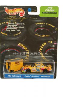 Hot Wheels Racing Pit Crew 36 M M's Pontiac Grand Prix Tool Box