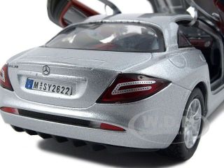 Mercedes SLR McLaren Silver 1 24 Diecast Model Car
