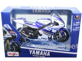 Maisto 31402 Moto GP 12 2012 Yamaha Factory Racing Bike 99 1 10 Jorge Lorenzo