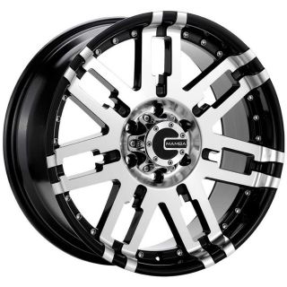 20x9 Black Mamba M2X 5x5 10 Wheels Nitto Terra Grappler LT305 55R20 Tires