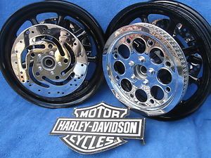 Harley Road King Glide Ultra All Powder Coated 9 Spoke Touring Wheel 00 to 08