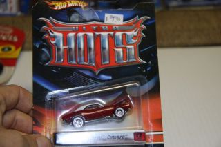 Hot Wheels Ultra Hots 67' Chevy Camaro 12 40 Redline Wheels Red with White Top