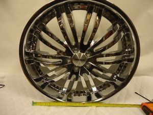 Verde Custom Wheels Madonna 22x8 5 5x115mm V56 249 5 Lug Chrome Et 38 Brand New