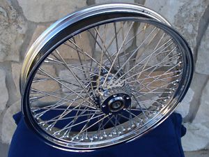 21x3 5" 60 Spoke Front Wheel Harley Ultra Road King Street Glide Touring 00 07