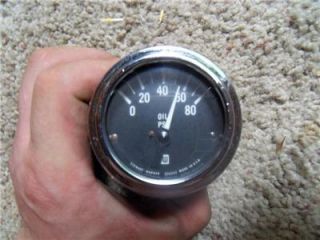 Vintage Stewart Warner Marine Oil Pressure Gauge