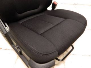 2009 2010 2011 2012 Ford F 150 F150 FX4 Front Black Cloth Power Bucket Seats