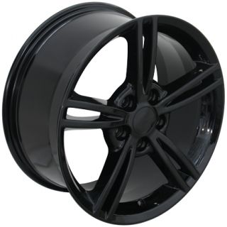 18" Black Fits Camaro Wheels 18x8 5 Set of 4 Rims Fits Chevrolet