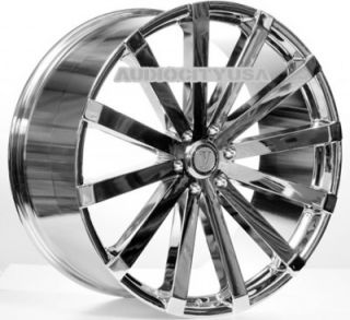 22" VW12 CH Concaved Wheels and Tires Rims for Chevy Tahoe Escalade Yukon RAM