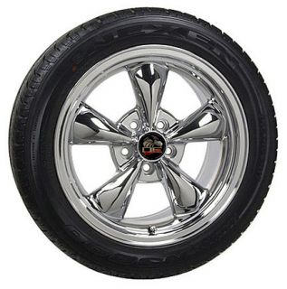 17" Chrome Bullitt Bullet Style Wheels Tires Cobra Fits Mustang® GT