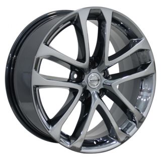 18" Nissan Altima Black Chrome Wheels Set of 4 62521 Rims Infiniti I30 I35
