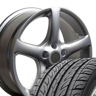 17" Altima Silver Wheels Tires Set of 4 Rims Fit Nissan Maxima 300zx 350Z 370Z