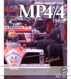 Hiro Joe Honda Picture Book for Tamiya 1 20 Minichamps 1 12 McLaren MP4 4 1988