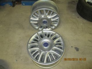 Bentley "Azure" 93 99 O E M Set of 2 17x7 Aluminum Wheels w Center Caps