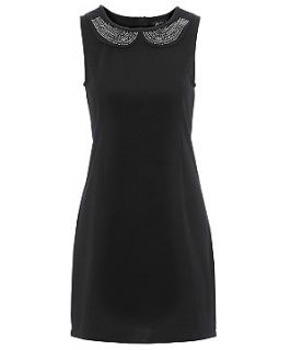 Atelier 61 Black Sparkle Collar Dress
