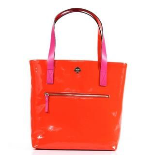 Kate Spade 'Flicker Zip Bon Shopper' Maraschino Patent Leather Bag Kate Spade Tote Bags
