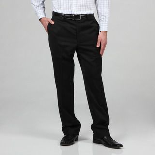 Tommy Hilfiger Men's Trim Fit Black Wool Dress Pants Tommy Hilfiger Suit Separates