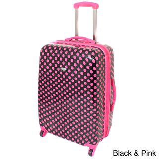 American Travel 29 inch Polka Dot Expandable Lightweight Hardside Spinner Upright Luggage World Traveler 28" 29" Uprights
