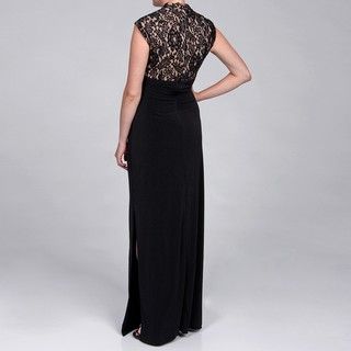 JS Boutique Women's Lace Bodice Long Dress JS Boutique Evening & Formal Dresses