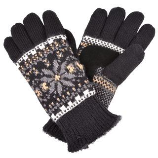 Isotoner Women's Fair Isle Knit Snowflake Pattern Gloves Isotoner Women's Gloves