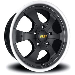 MST 810 16 Black Wheel / Rim 5x5.5 with a 12mm Offset and a 107.95 Hub Bore. Partnumber 810 6885 Automotive