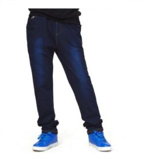 Kid Actor Boy's Leisure Pants "Number 5 Logo" 15 Blue Clothing