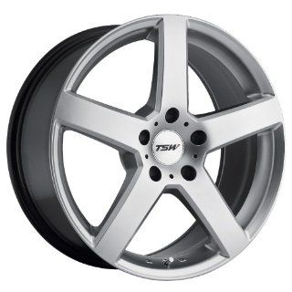 TSW Rivage 18 Hypersilver Wheel / Rim 5x4.5 with a 40mm Offset and a 76 Hub Bore. Partnumber 1880RIV405114S76 Automotive