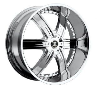 20 inch 20x9.5 2Crave No. 4 Chrome wheel rim; dual drilled 5x115 / 5x120 with a +15 offset. Part Number N04 2095Q15JC Automotive