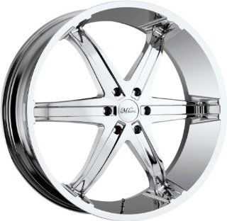 Milanni Kool Whip 6 22 Chrome Wheel / Rim 6x135 with a 24mm Offset and a 87 Hub Bore. Partnumber 446 2236C24 Automotive