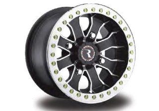 Raceline RT Mamba Beadlock 14 Black Wheel / Rim 4x110 with a 25mm Offset and a Hub Bore. Partnumber A7147011 52 Automotive