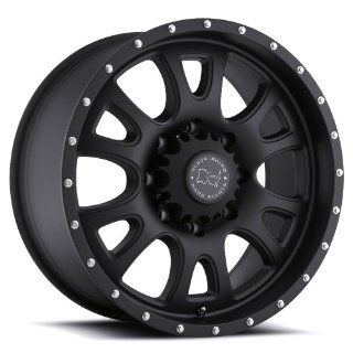 Black Rhino Lucerne 18 Black Wheel / Rim 8x6.5 with a 12mm Offset and a 122 Hub Bore. Partnumber 1890LUC128165M22 Automotive