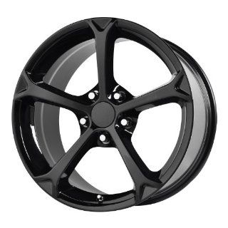 Wheel Replicas V1162 Corvette Grand Sport Edition Black Wheel (17x8.5"/5x4.75") Automotive