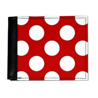 Artistic Abstract Retro Polka Dots Red White Mens by sitnichica