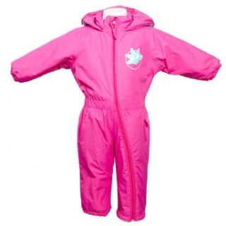 Rucanor Pink Baby Girl All In One Ski Suit   Pink   12 Months Clothing
