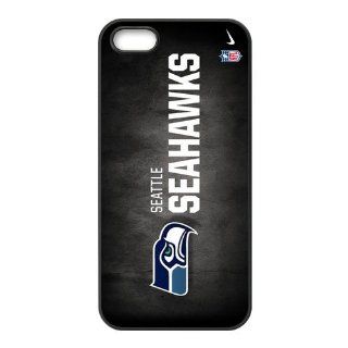 popularshow iphone 5 5s (TPU) Case NFL Seattle Seahawks logo perfect Protector Cases for Apple Iphone 5S Case Cell Phones & Accessories
