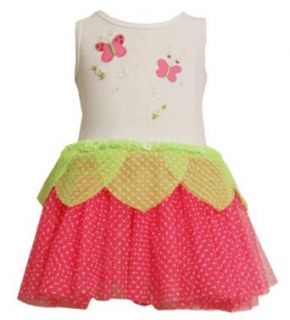 Bonnie Jean Baby Fuchsia Pink Butterfly Flock Tutu Dress 12M Clothing