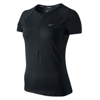 Nike Sphere Womens Short Sleeve 1 2 Zip Top