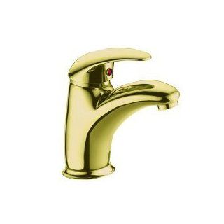 Bondi Single Hole Bathroom Faucet with Single Handle Finish Polished Brass