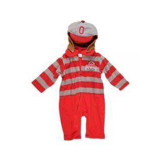 Ohio State Buckeyes NCAA Toddler Fleece Costume Sleeper College Sportswear Pajamas   Various Sizes Available 
