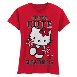 Chicago Bulls NBA Girls Super Cute HK T Shirt Sports & Outdoors