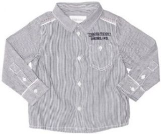 Diesel Baby Boys Infant Caxtyb Woven Shirt, Grey Stripe, 3 Months Clothing