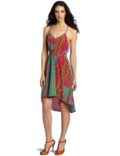 Charlie Jade Women's Ryder Dress, Pink/Turquoise Print, Small