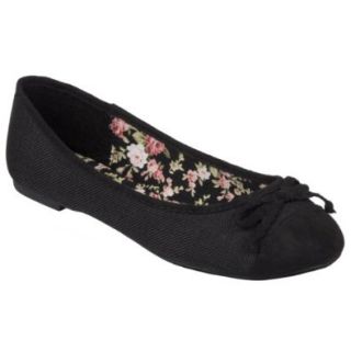 Brinley Co Womens Round Toe Bow Accent Flats Shoes