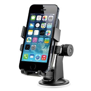 iOttie HLCRIO102 One Touch Windshield Dashboard Universal Car Mount Holder for iPhone 4S/5/5S/5C, Galaxy S4/S3/S2, HTC One   Retail Packaging   Black Cell Phones & Accessories