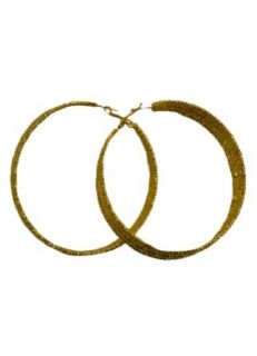 143Fashion Imitation Gold Hoop Earrings Clothing
