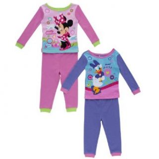 Disney Pretty Minnie & Sweet Daisy Toddler Girl's Pajamas   2 Pack Size 3T Clothing