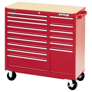 Waterloo Traxx TR 40 in. 15 Drawer Tool Cart   Tool Chests & Cabinets