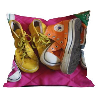 DENY Designs Barbara Sherman My Shoes Outdoor Throw Pillow   Decorative Pillows