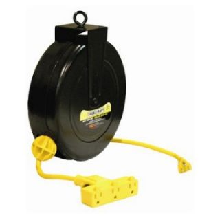 Reelcraft Light Duty Cord Reel with Triple Outlet   Equipment