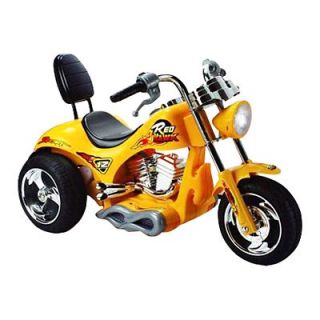 Mini Motos Red Hawk Battery Powered Motorcycle   Yellow   Battery Powered Riding Toys